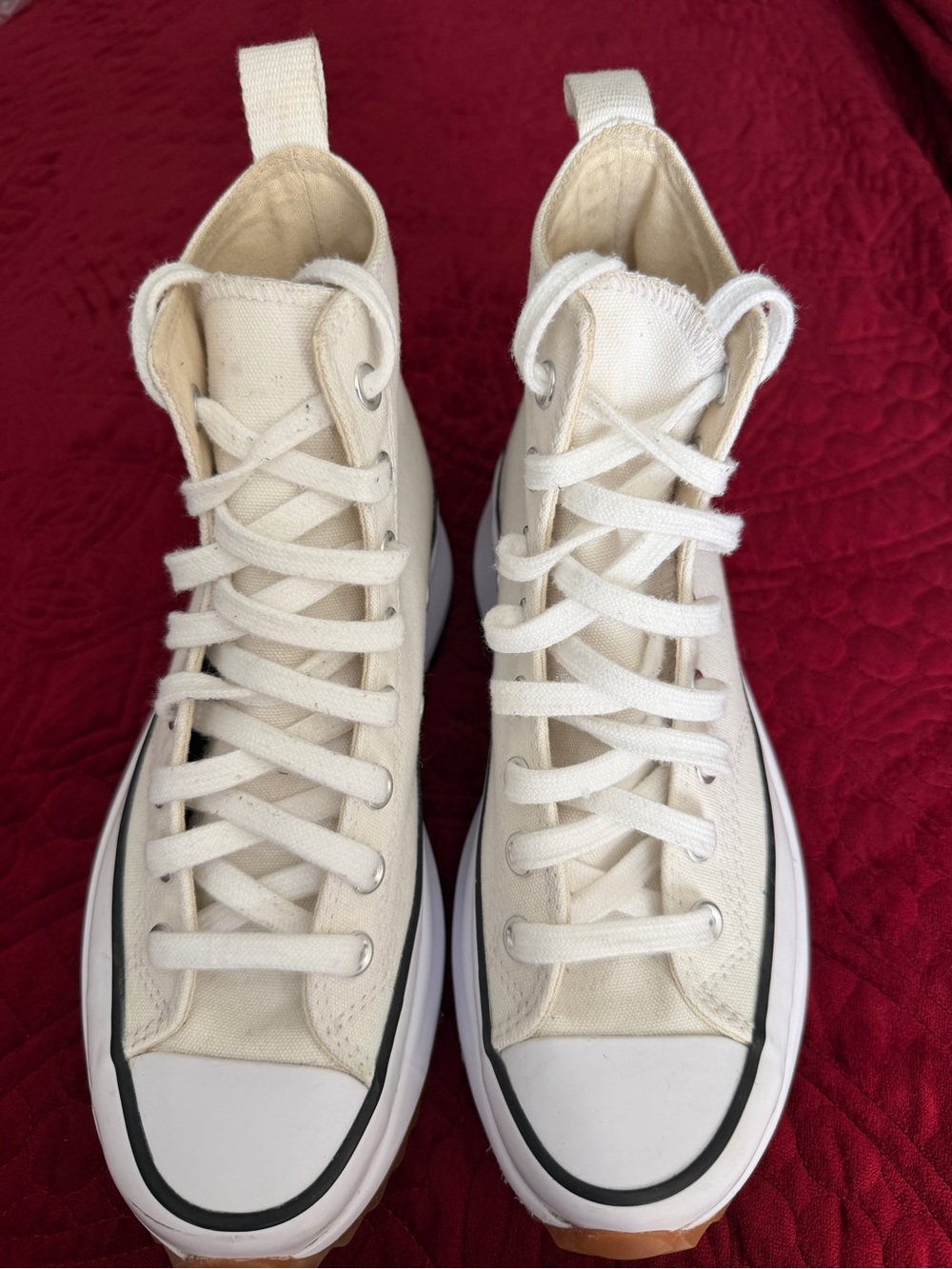 Converse All Star - Women's High-Top Canvas Sneakers in White